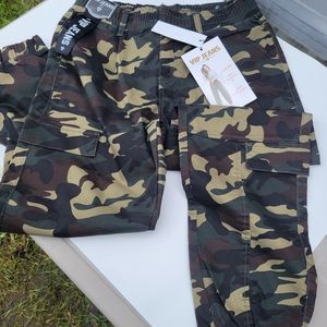 VIP jeans size 11/12 juniors camo baggy‎ fit NWT